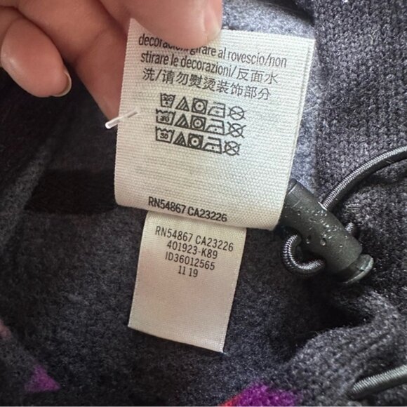 Victoria's Secret PINK | Black & Red Flower Crop Hoodie | Size Small - Picture 7 of 9